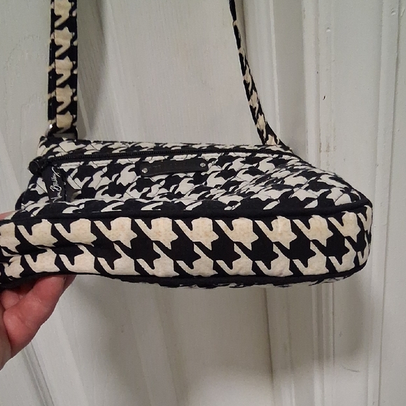 Vera Bradley Black and White Crossbody Bag - Picture 3 of 8